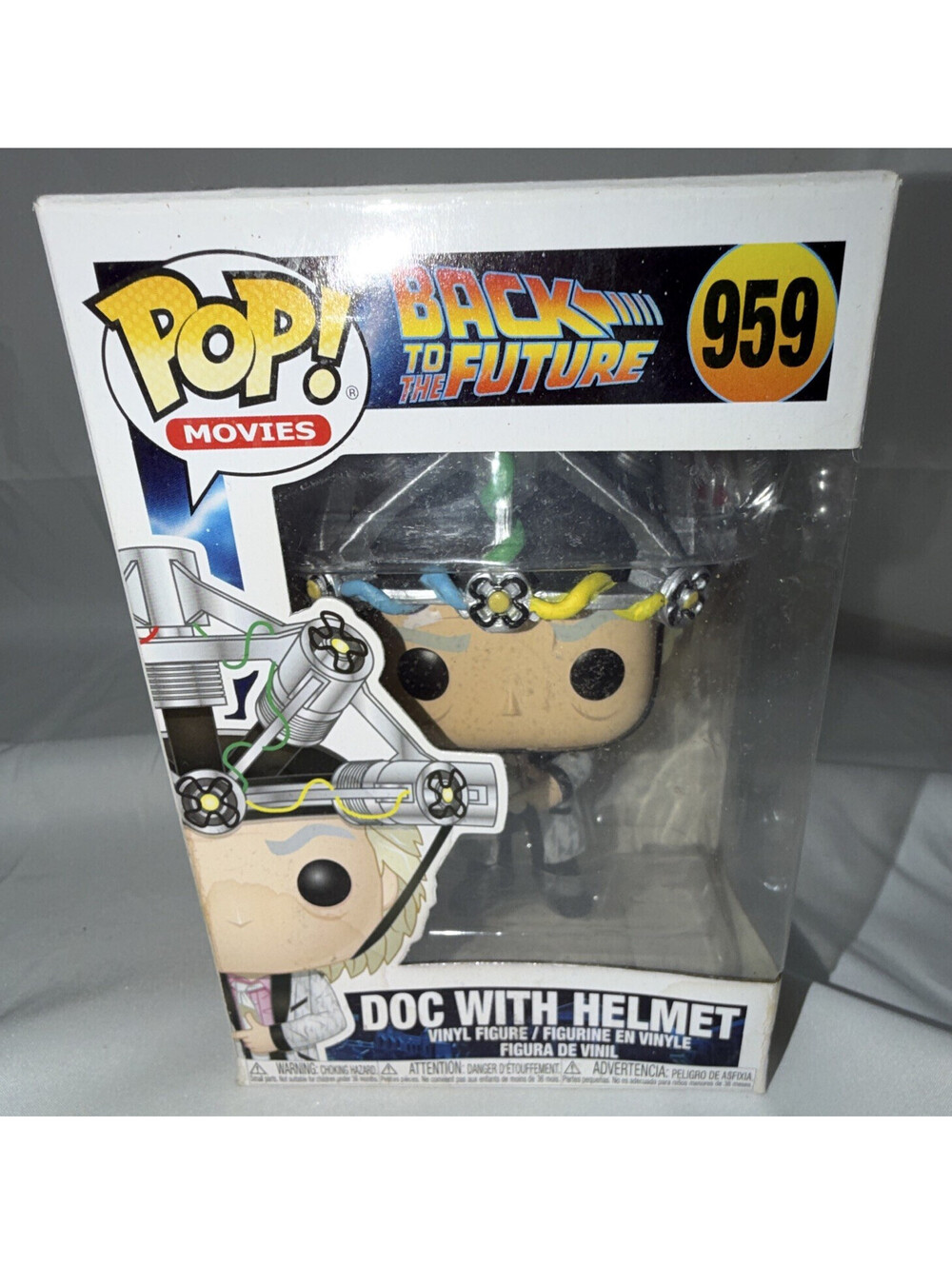 Funko Pop! Movies Back to the Future Doc with Helmet Vinyl Figure #959